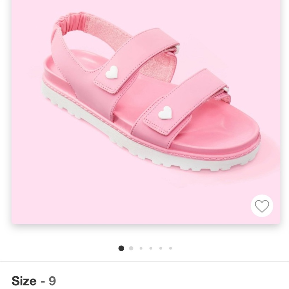Stoney Clover Lane X Target pink sandals